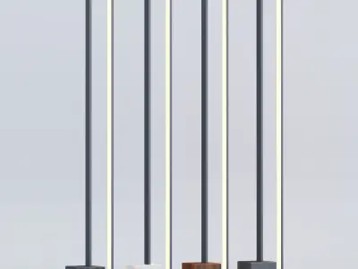 mire led lighting-floor lighting 3D model