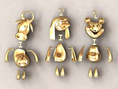 Kids Pendant 3D print model