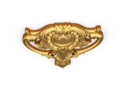 Classic carved decor ornament 471 3D print model purchase
