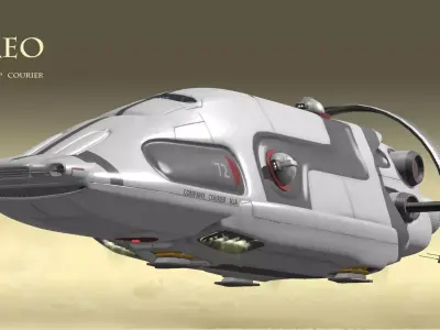 Areo Courier 3D model