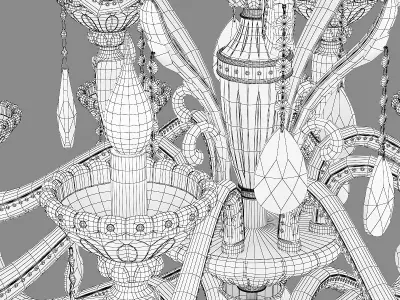 698282 Alzata Osgona Chandelier 3D model