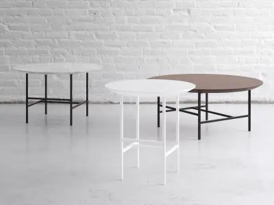 Small Table Trio SQ 3D model