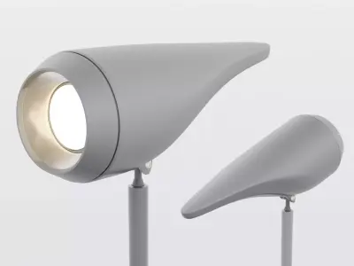 FUTURISTIC FLOOR LAMP 3D model