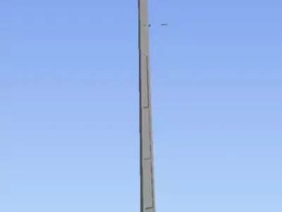 Postes Free 3D model