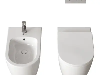 Duravit Bento Starck Box WC 3D model