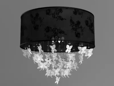 Chandelier Crystal Ceiling 394010505 Carmen 3 factory made popul 3D model