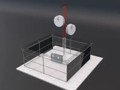 Cellphone Tower 3D model