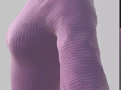 Sweater as a Top  Texture