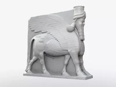 Lamassu Statue 3D print model