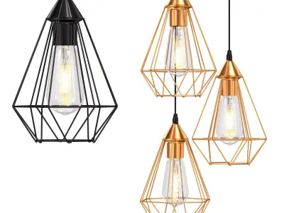 Hangelampe Tarbes 3D model
