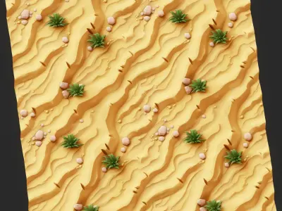  Stylized Sand Seamless Texture Texture