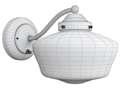 ROSE CITY FITTER ARCHED SCONCE Low-poly 3D model