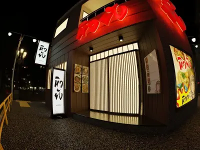 Hiw yang thai restaurant 3D model