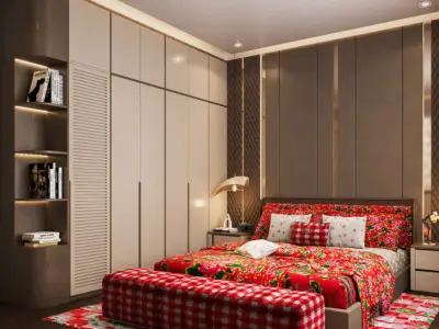 Bedroom Interior Model Free 3D model