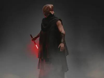 The Stranger Qimir Low-poly 3D model