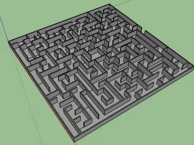 Maze 3D free  Free 3D model