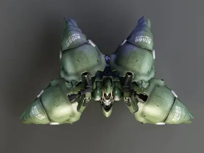 MOBILE SUIT GUNDAM NZ-666 KSHATRIYA 3D print model