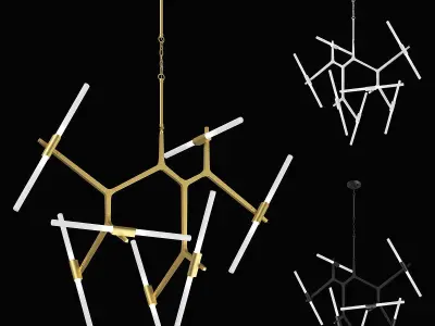 74214x Struttura Lightstar Chandelier 3D model