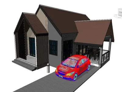 Nordic House BIM Model 3D model Vol2 3D model