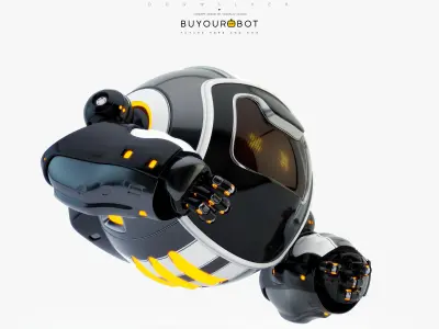 Dog walker XI bot 3D model