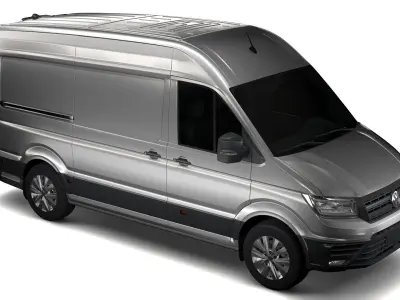 WV Crafter Van 2017 3D model