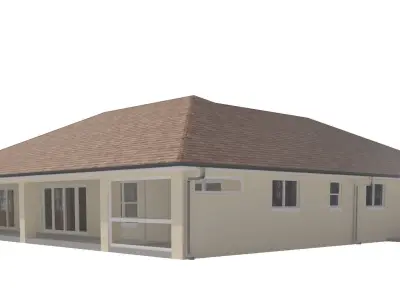 House-014 Low Poly 3D model