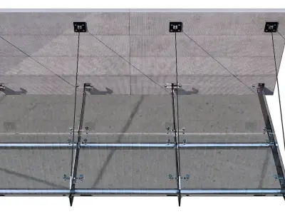 GLASS CANOPY NO7 A 3D model