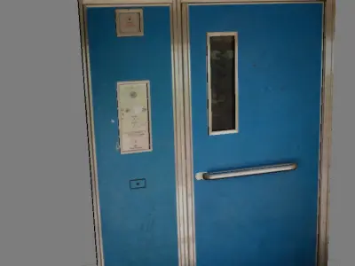 Door 27 metal Free 3D model
