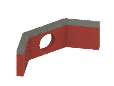 Model Railway Brick Pipe Culverts 3D print model