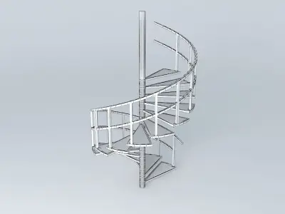 Spiral Stairs Free 3D model