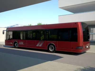 ARK bus 12 City Liner 3D model