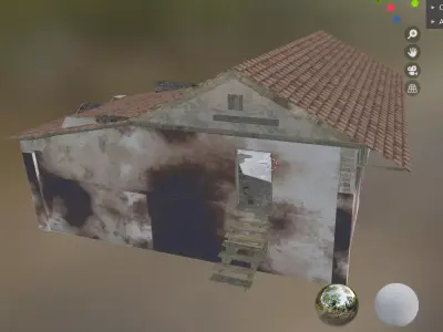 building house 21 Low-poly 3D model