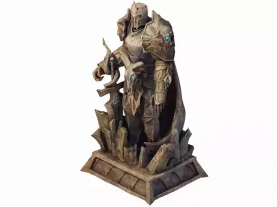 Evil Creator - Stone - Advanced Death Knight 03 3D model
