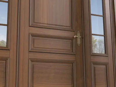 Classic Porch Main Entrance to the house Entry group 3D model