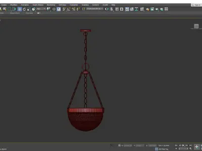 Winfield Pendant Light Low-poly 3D model