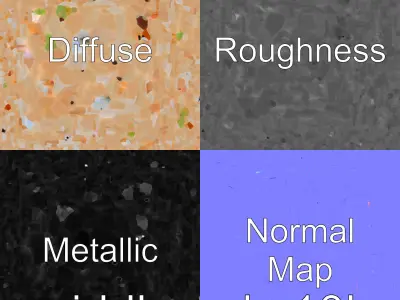 Playful Kitchen Cabinet with Rounded Doors Low-poly 3D model