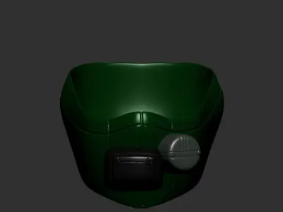 gas mask helmet scifi high poly sculpt 3d printable ver 3 3D model