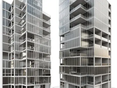 RESIDENTIAL BUILDING NO93 A 3D model