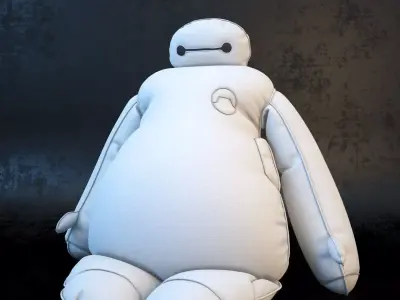 Baymax big hero 3D model