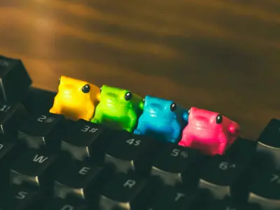 Alien UFO keycap - Mechanical Keyboard 3D print model