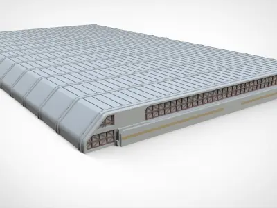 sci-fi architecture 7 3D model