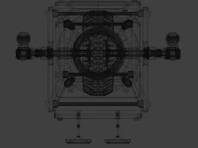 Robot - Low poly cute robot Low-poly 3D model