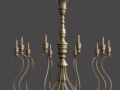 GRAND PALAIS CHANDELIER 3D model