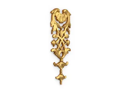 Classic carved decor ornament 472 3D print model purchase