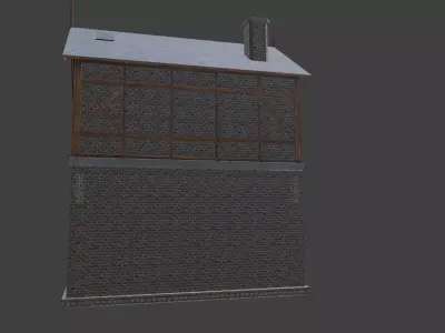 Brno Monarchy railway yard and Victorian era station version  3D model