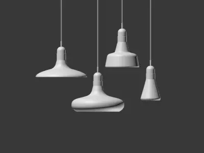 Brokis Shadow Lights Collection Set 3D model