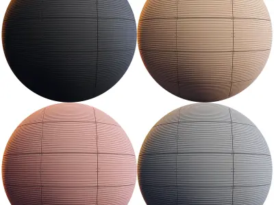 Facade Panel EQUITONE - PBR - 4K - PNG - SBSAR Low-poly 3D model