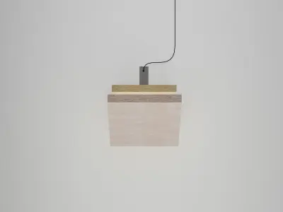 LowPoly Geometric Lamp 3D model