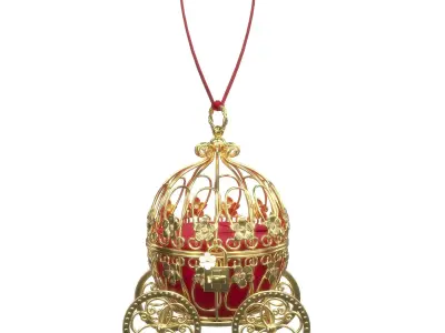 Dolce Gabbana Cinderella Carriage Bag Low-poly 3D model