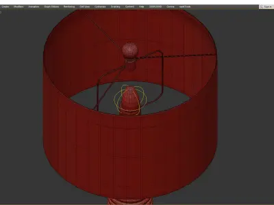 Heathfield Co Piera Table Lamp Low-poly 3D model